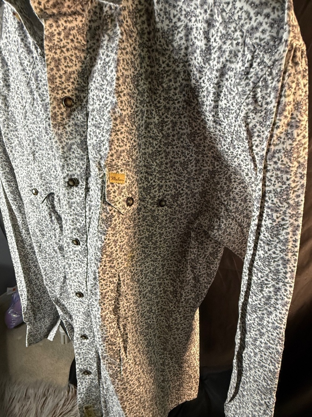 Like New Larry Mahan Wester Shirt (Med)